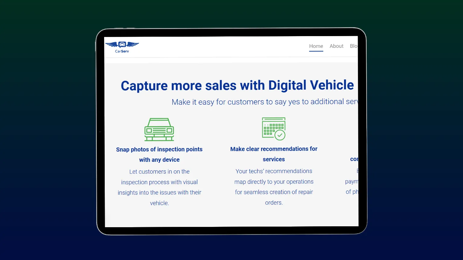 CarServ — Automotive Repair Shop Management Platform screenshot