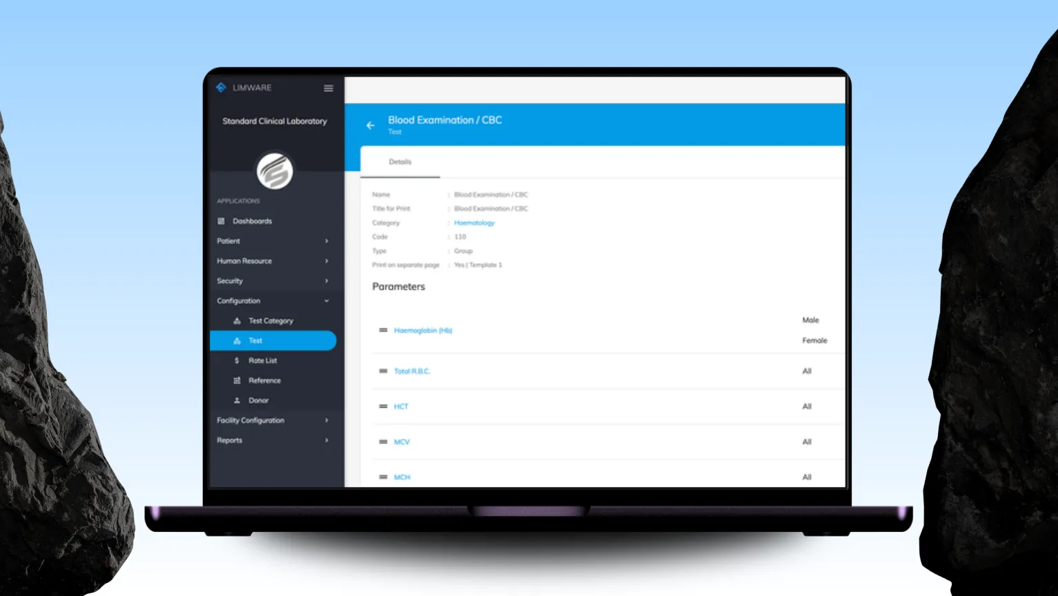LIMWARE — Clinical Laboratory Management System screenshot